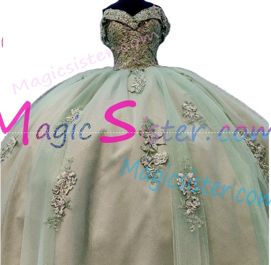 Beautiful TopSelling Sage Quinceanera Dress