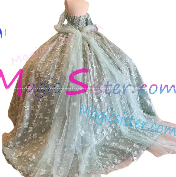 Beautiful TopSelling Sage Quinceanera Dress