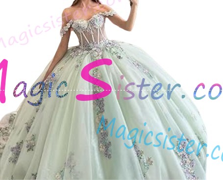 Beautiful TopSelling Sage Quinceanera Dress