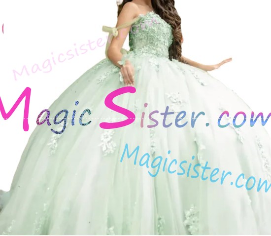 Beautiful TopSelling Sage Quinceanera Dress