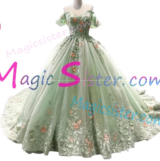 Beautiful TopSelling Sage Quinceanera Dress