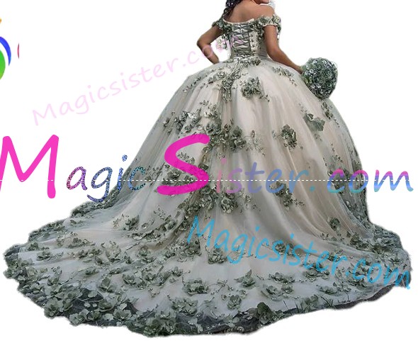 Pretty TopSelling Sage Quinceanera Dress