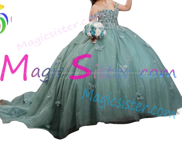 Pretty TopSelling Sage Quinceanera Dress