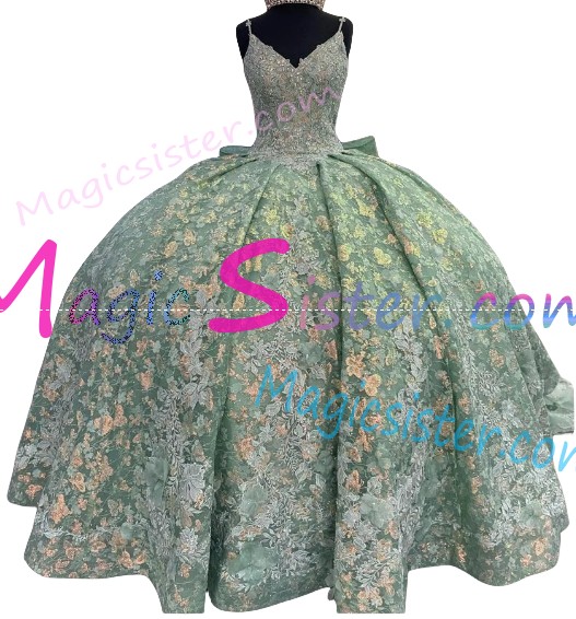 Pretty TopSelling Sage Quinceanera Dress