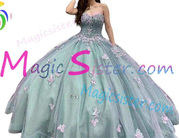 Pretty TopSelling Sage Quinceanera Dress