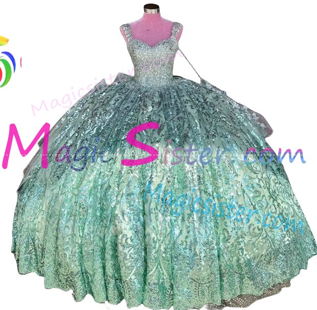 Pretty TopSelling Sage Quinceanera Dress