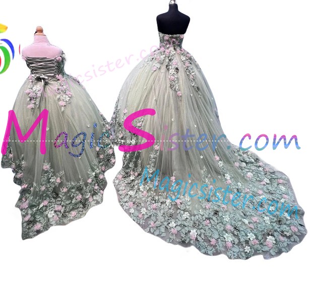 Pretty TopSelling Sage Quinceanera Dress