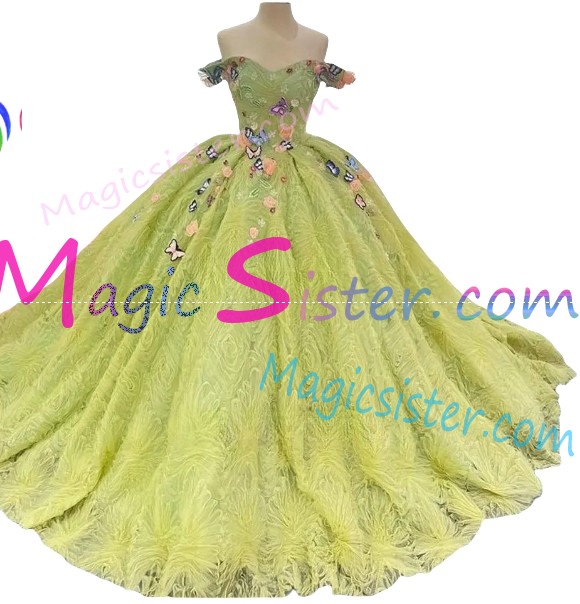 Superhot Sage Quinceanera Dress