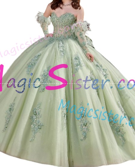 TopSelling Sage Quinceanera Dress
