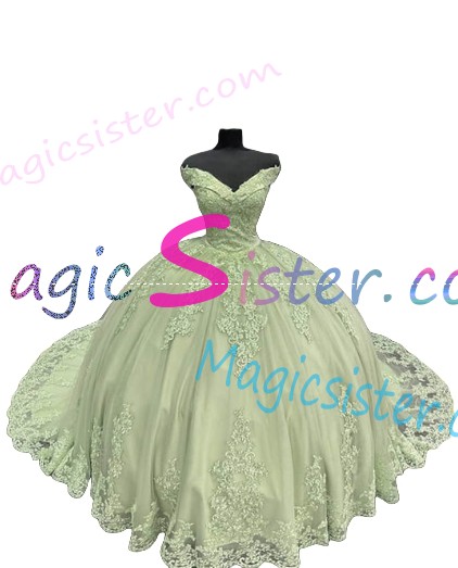 TopSelling Sage Quinceanera Dress