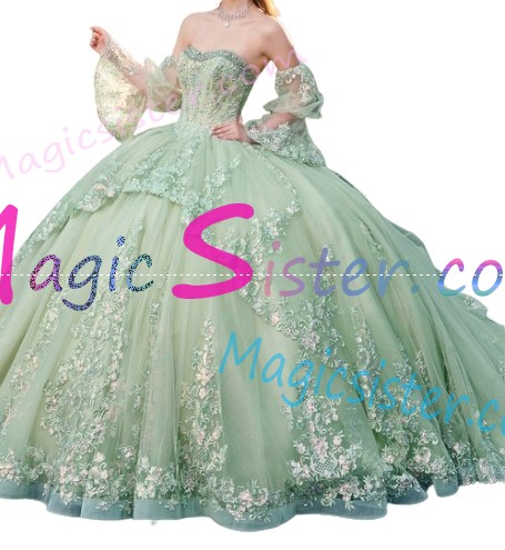TopSelling Sage Quinceanera Dress