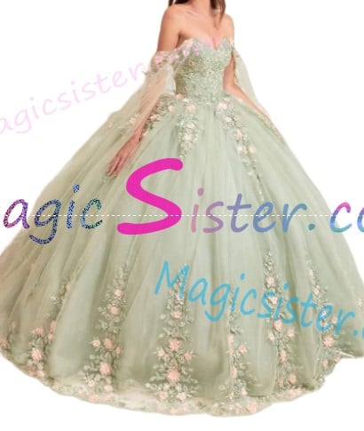 TopSelling Sage Quinceanera Dress