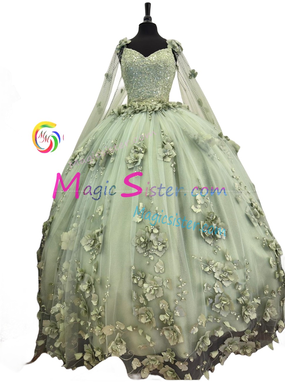 TopSelling Sage Quinceanera Dress