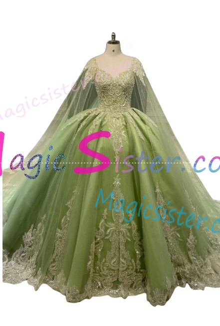 TopSelling Sage Quinceanera Dress