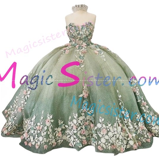 TopSelling Sage Quinceanera Dress