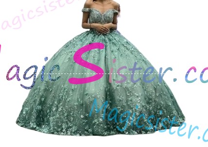 TopSelling Sage Quinceanera Dress