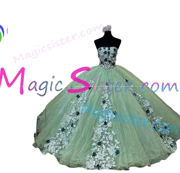 TopSelling Sage Quinceanera Dress