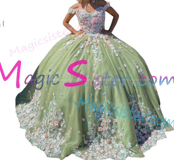 TopSelling Sage Quinceanera Dress