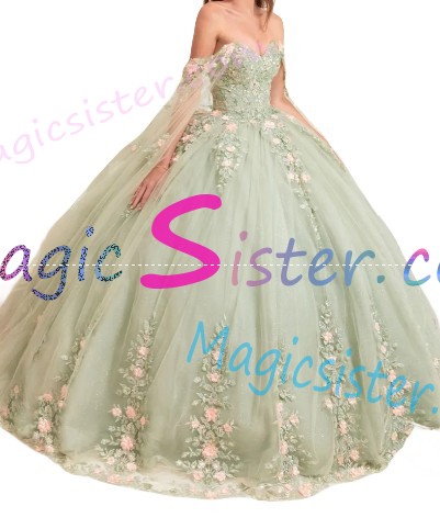 TopSelling Sage Quinceanera Dress