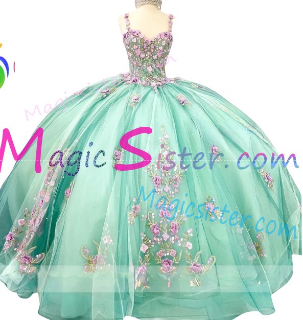 Beautiful TopSelling Sage Quinceanera Dres