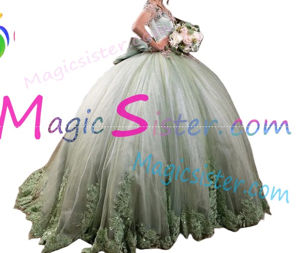 Beautiful TopSelling Sage Quinceanera Dress