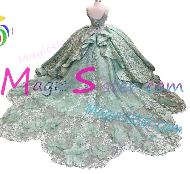 Pretty TopSelling Sage Quinceanera Dress
