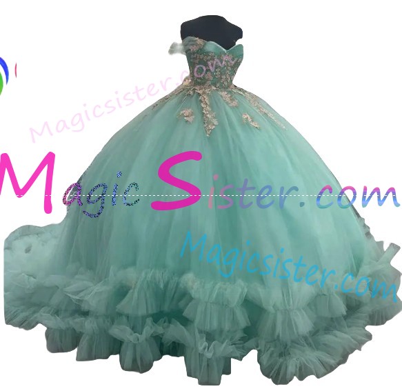 Pretty TopSelling Sage Quinceanera Dress