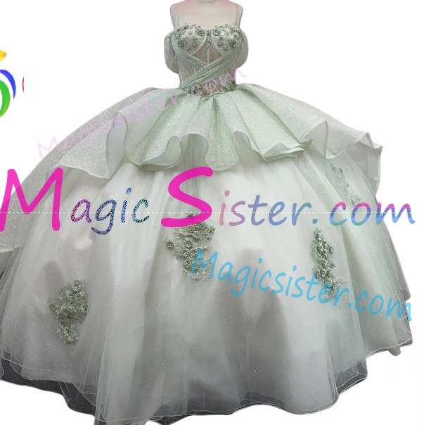 Pretty TopSelling Sage Quinceanera Dress