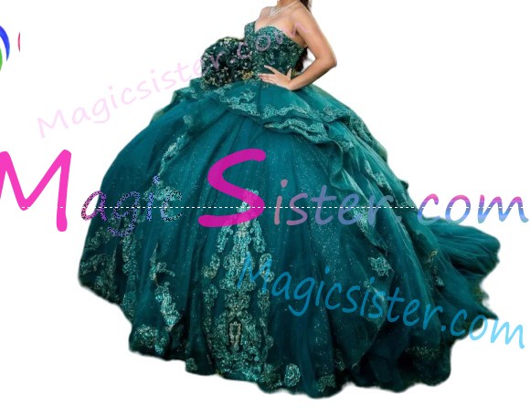 Beautiful Topselling Emerald Green Quinceanera Dress