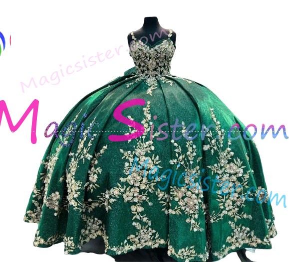 Beautiful Topselling Emerald Green Quinceanera Dress