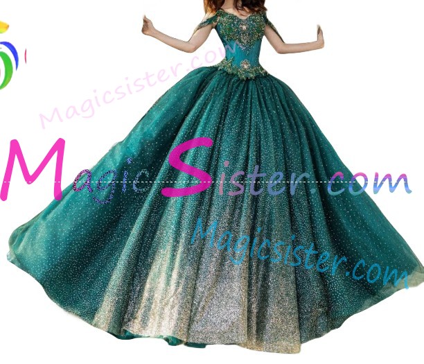 Luxury Topselling Emerald Green Quinceanera Dress