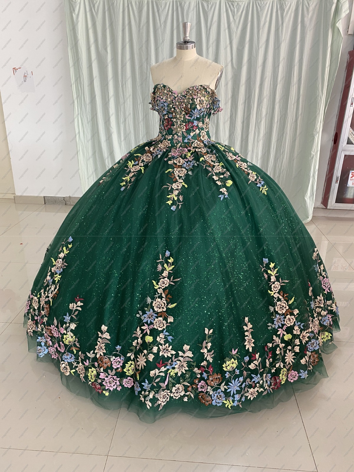Emerald Green Topselling Quinceanera Dress