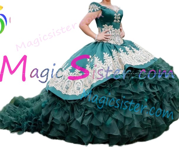 Factory Wholesale Topselling Emerald Green Quinceanera Dress