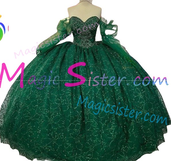 Luxury Topselling Emerald Green Quinceanera Dress