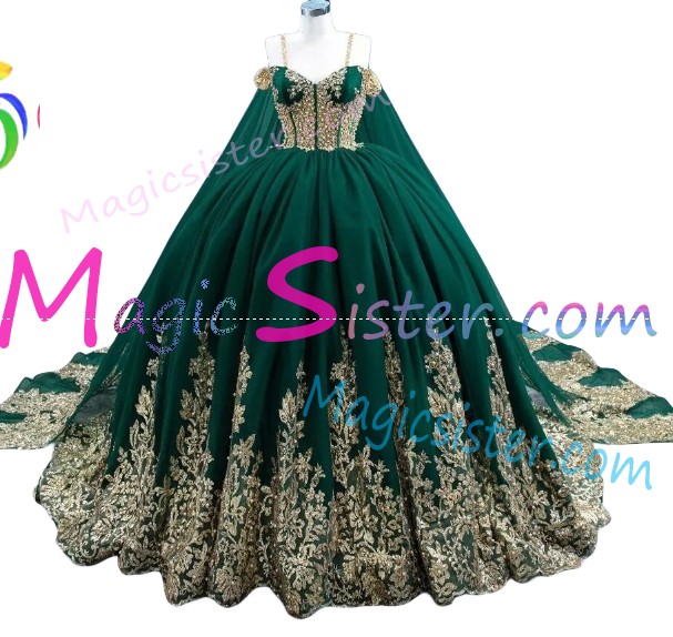 Luxury Topselling Emerald Green Quinceanera Dress