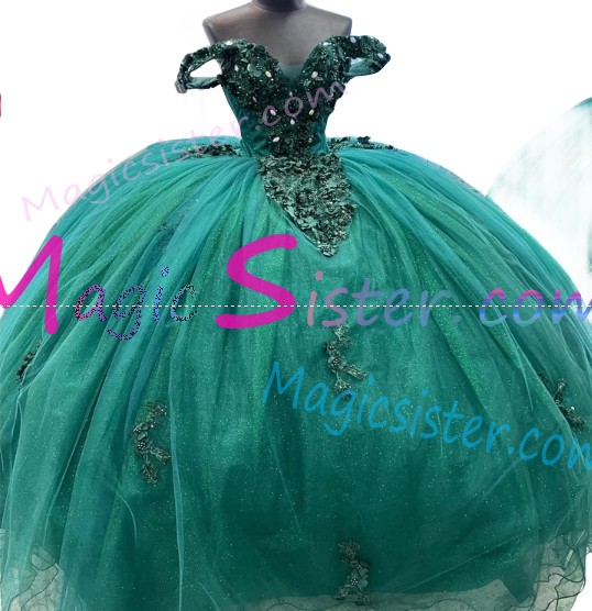 Luxury Topselling Emerald Green Quinceanera Dress