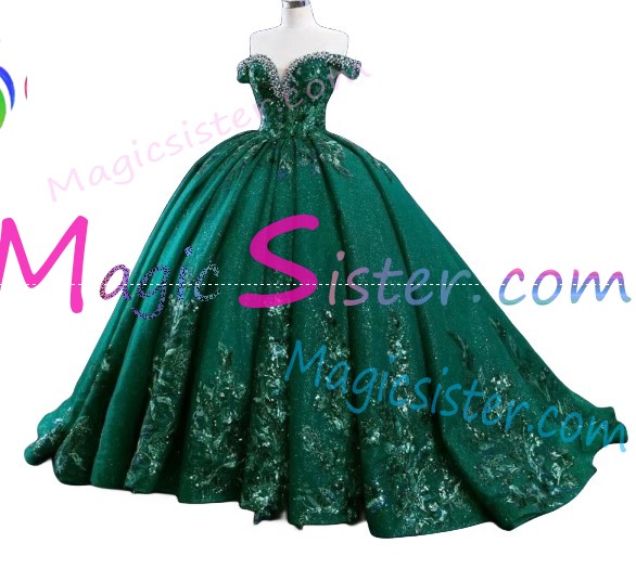 Luxury Topselling Emerald Green Quinceanera Dress