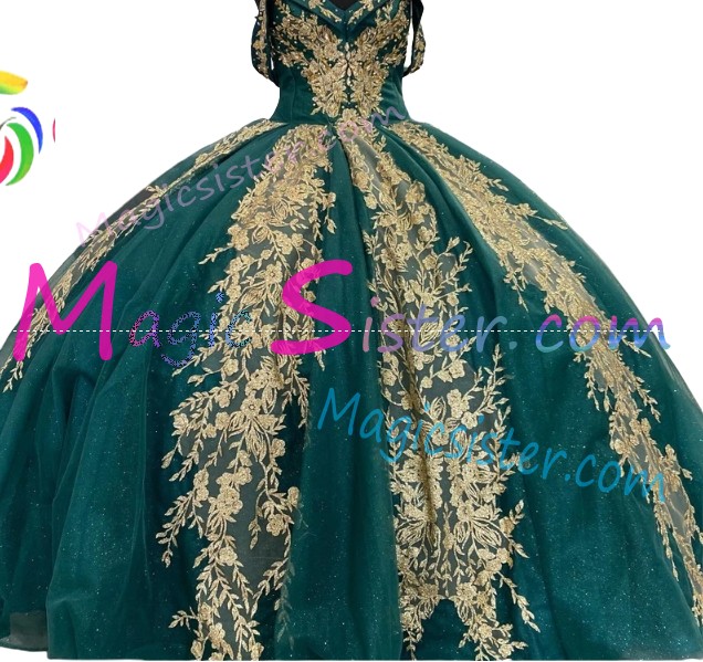 Luxury Topselling Emerald Green Quinceanera Dress