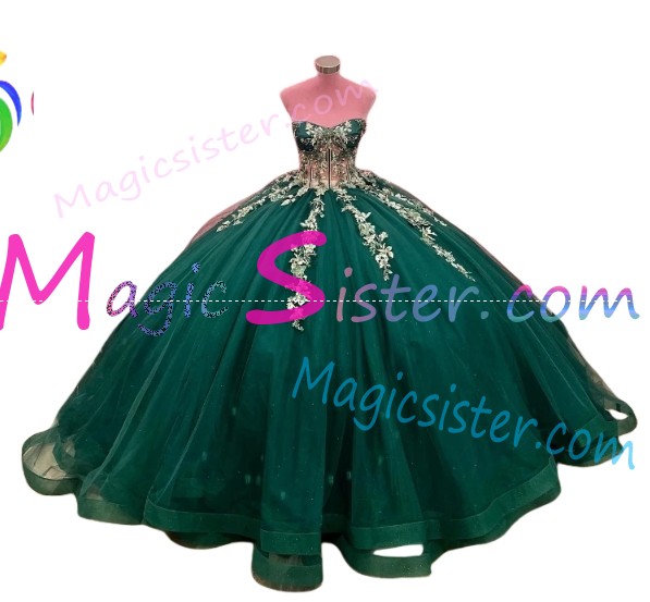 Topselling Emerald Green Quinceanera Dress