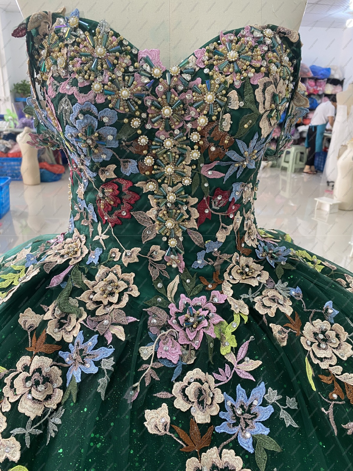 Topselling Emerald Green Quinceanera Dress
