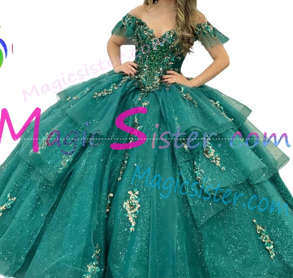 Topselling Emerald Green Quinceanera Dress