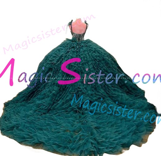 Beautiful Topselling Emerald Green Quinceanera Dress