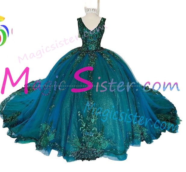 Beautiful Topselling Emerald Green Quinceanera Dress