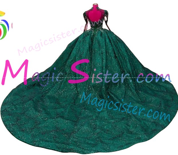 Beautiful Topselling Emerald Green Quinceanera Dress