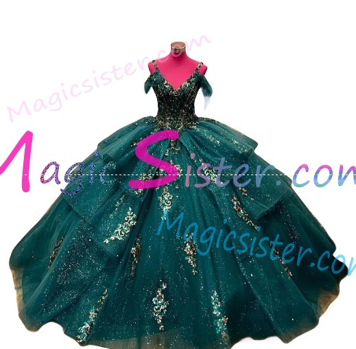 Emerald Green Topselling Quinceanera Dress
