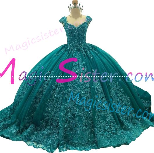 Luxury Topselling Emerald Green Quinceanera Dress