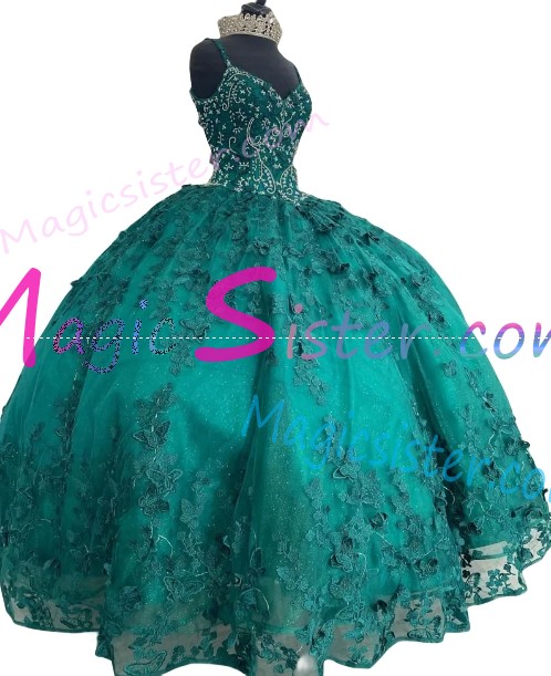 Luxury Topselling Emerald Green Quinceanera Dress