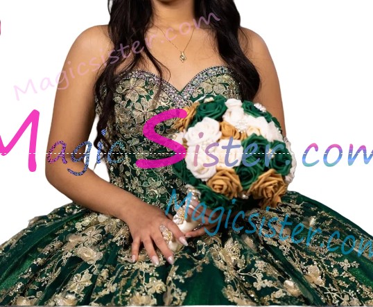 Luxury Topselling Emerald Green Quinceanera Dress