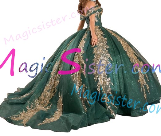 Luxury Topselling Emerald Green Quinceanera Dress