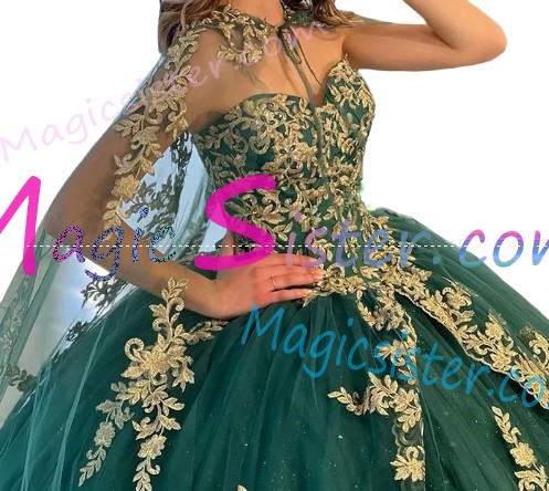 Luxury Topselling Emerald Green Quinceanera Dress